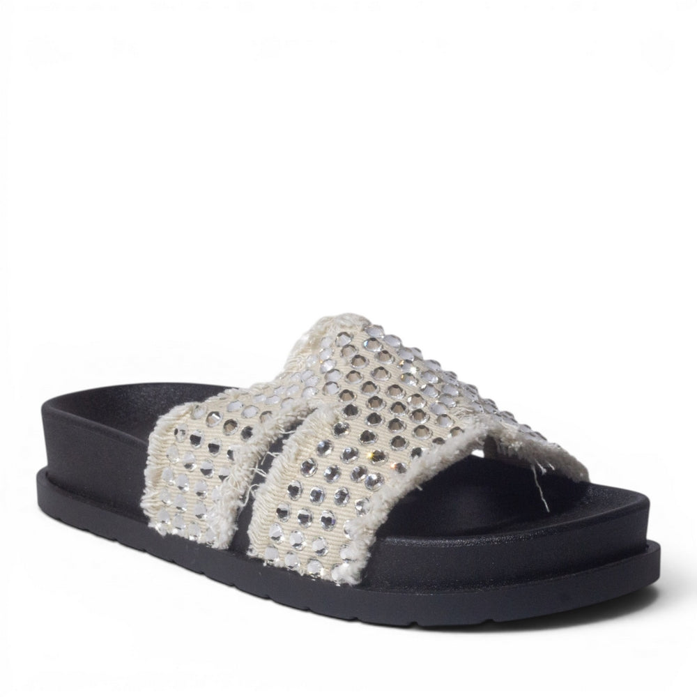 Europeon Union Women Beige Cloth Slipper #5027