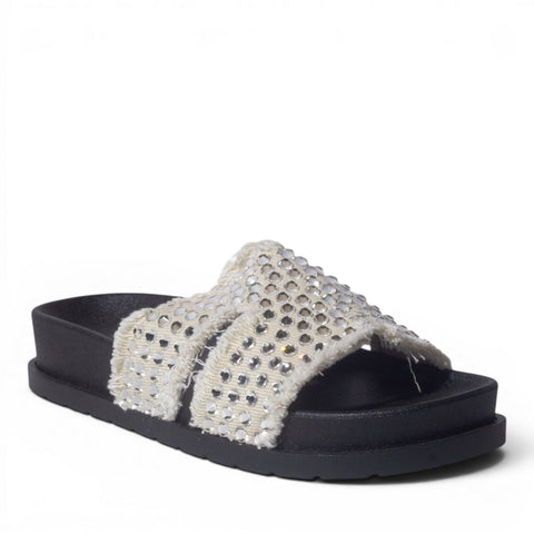 Europeon Union Women Beige Cloth Slipper #5027