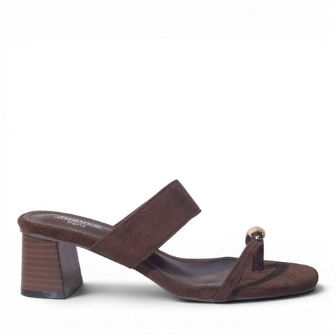 Europeon Union Women Brown Chamois Wedges #5034