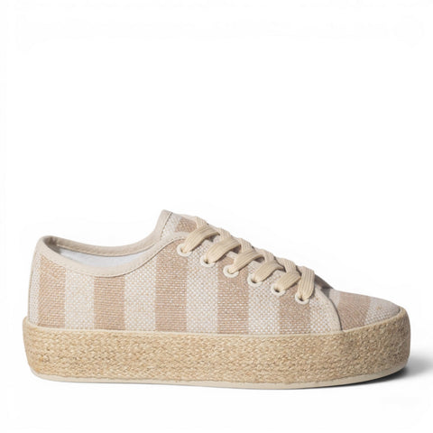 Europeon Union Women Beige Cloth Shoes #5035