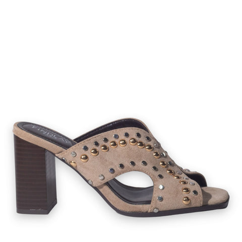 Europeon Union Women Cafe Chamois Heels #5058