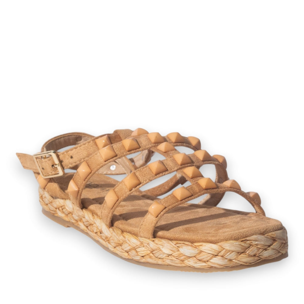 Europeon Union Women Beige Chamois Sandal #5068