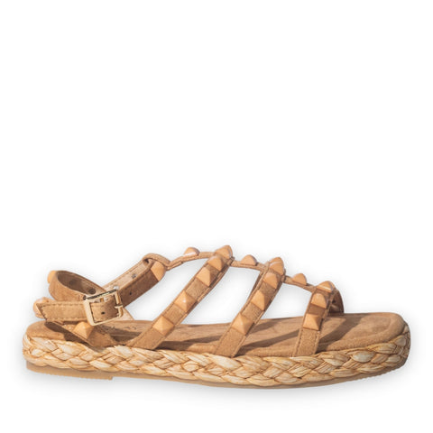 Europeon Union Women Beige Chamois Sandal #5068