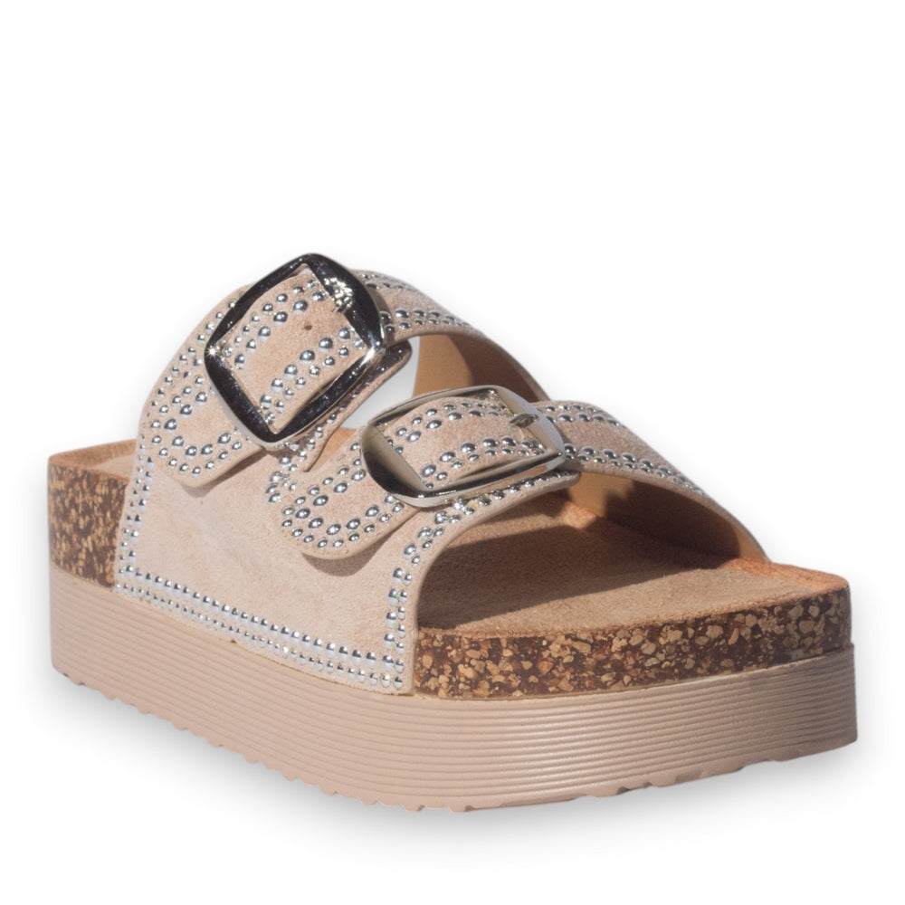 Europeon Union Women Beige Chamois Slipper #5109