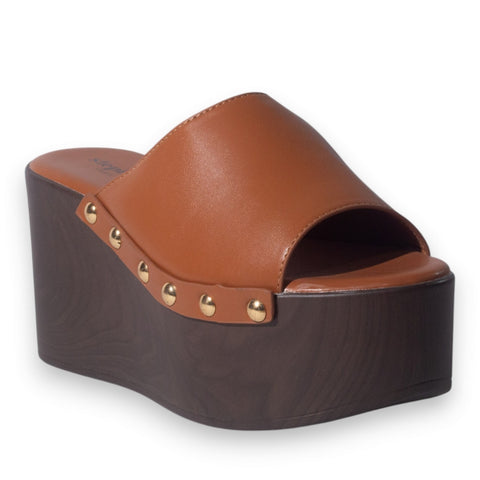 Europeon Union Women Havan Leather Wedges #5140