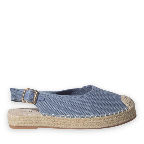 Europeon Union Women Blue Cloth Sandal #5188