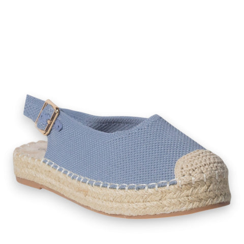 Europeon Union Women Blue Cloth Sandal #5188