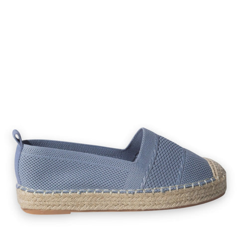 Europeon Union Women Blue Cloth Espadrilles #5213