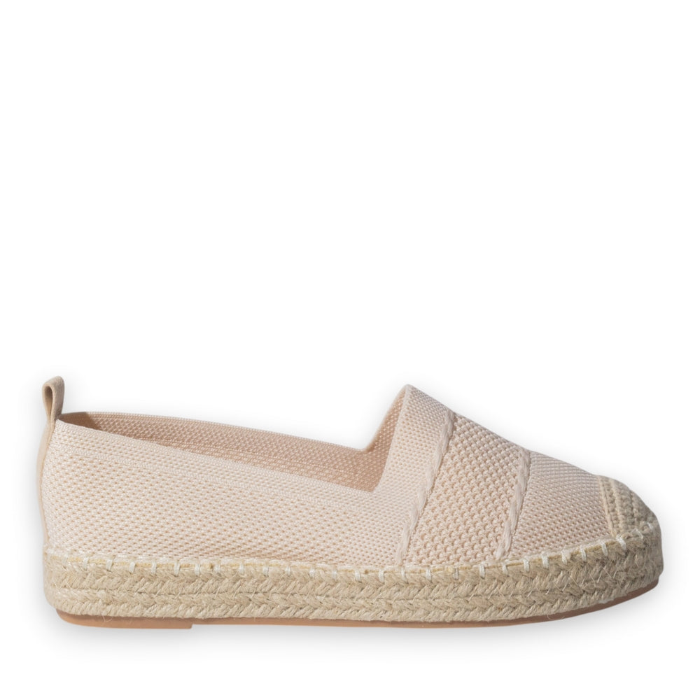 Europeon Union Women Beige Cloth Espadrilles #5214