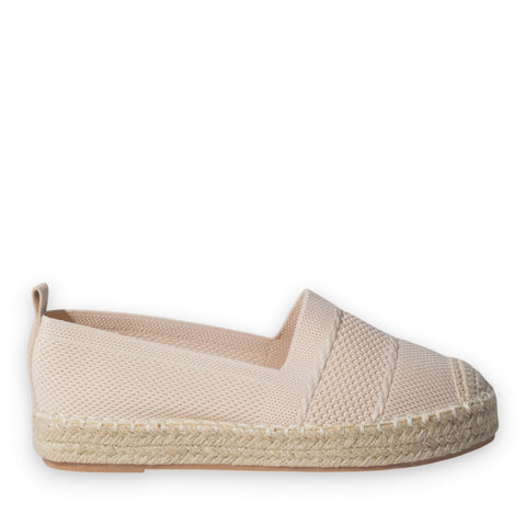 Europeon Union Women Beige Cloth Espadrilles #5214