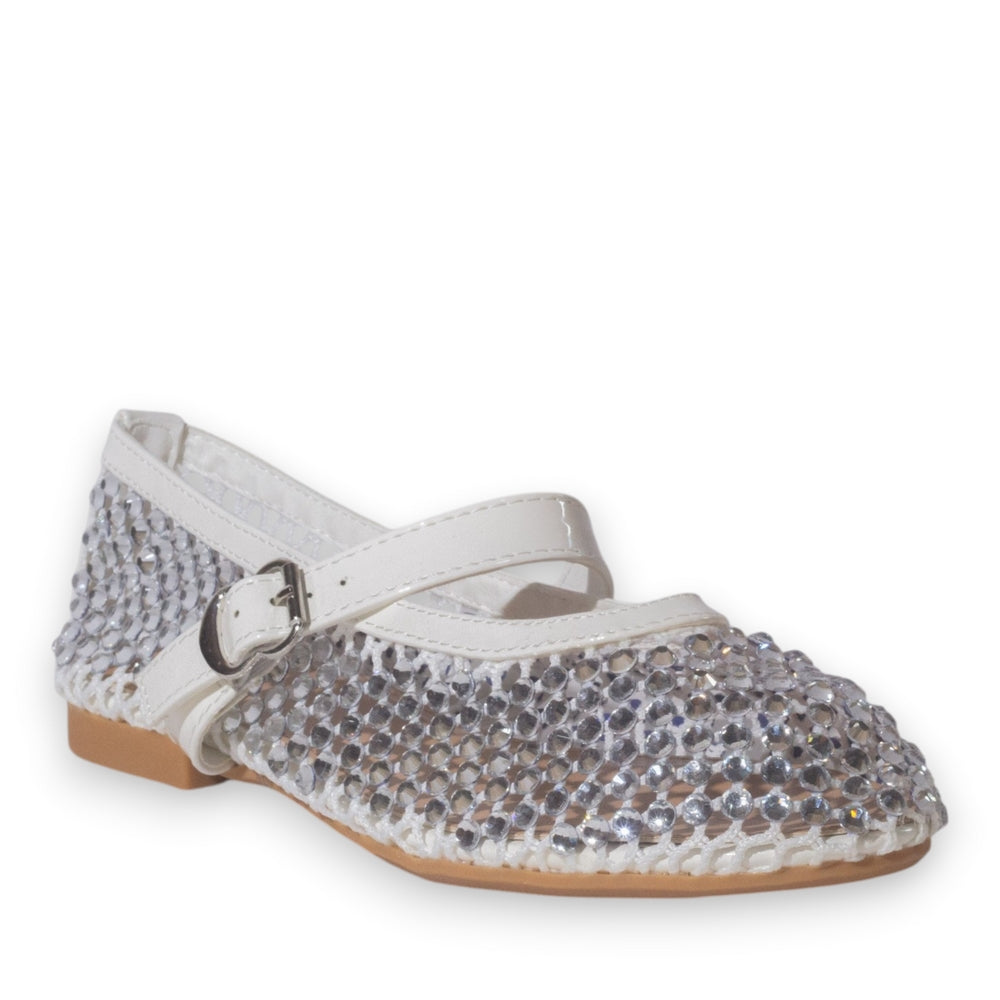 Europeon Union Women White Cloth Ballerina #5240