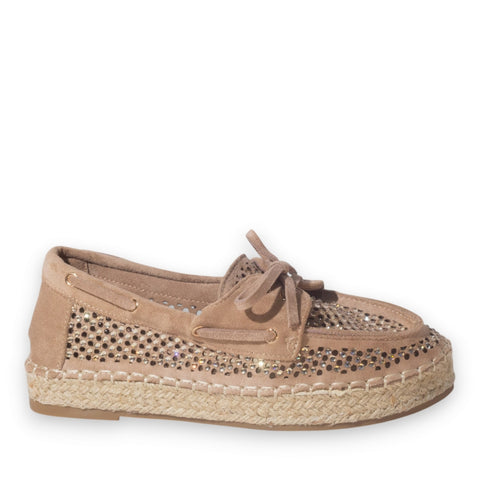 Europeon Union Women Cafe Chamois Espadrilles #5249