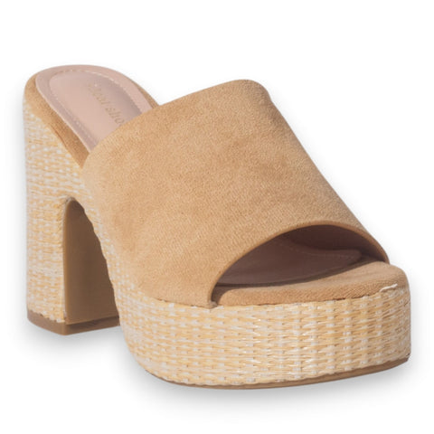Europeon Union Women Cafe Chamois Heels #5253