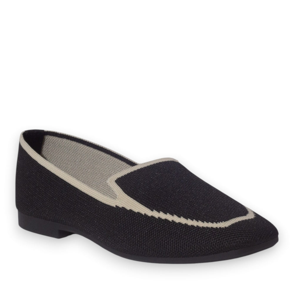 Europeon Union Women Black Cloth Ballerina #5264
