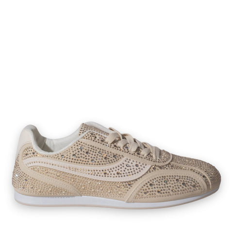 Europeon Union Women Beige Glitter Shoes #5275