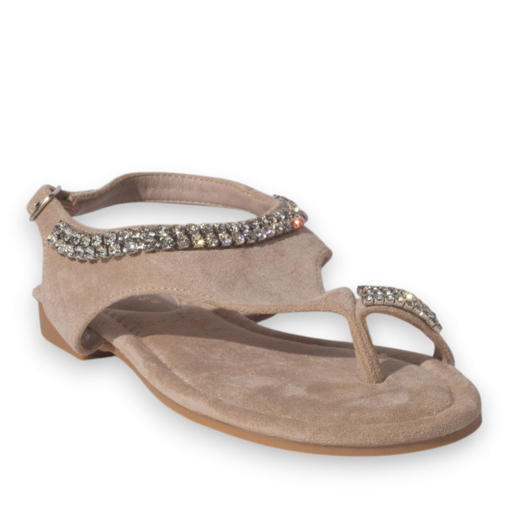 Europeon Union Women Beige Chamois Sandal #5278