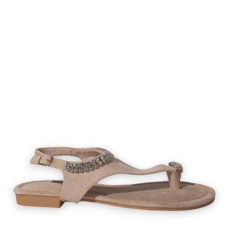 Europeon Union Women Beige Chamois Sandal #5278