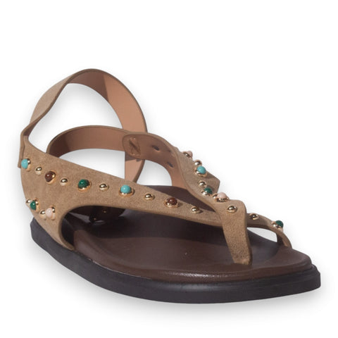 Europeon Union Women Beige Chamois Slipper #5313