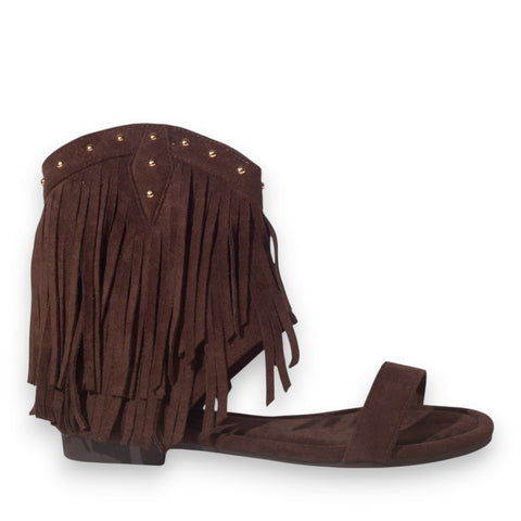 Europeon Union Women Brown Chamois Sandal #5314