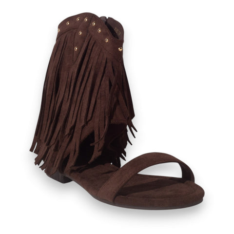 Europeon Union Women Brown Chamois Sandal #5314