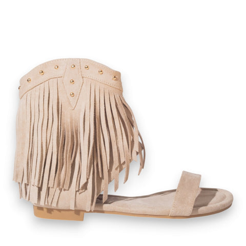 Europeon Union Women Beige Chamois Sandal #5316
