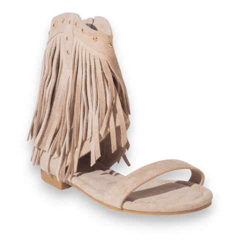 Europeon Union Women Beige Chamois Sandal #5316