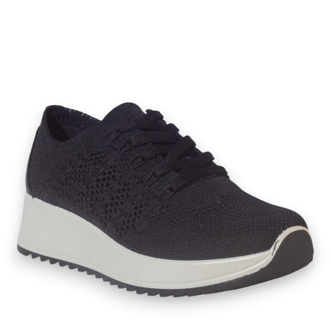 Italian Women Cafe Cloth Shoes #5342