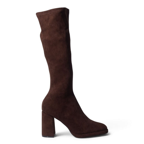 European Union Women Brown Chamois Boot #5371