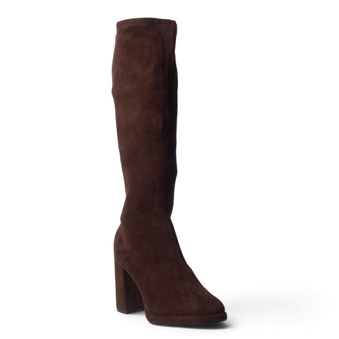 European Union Women Brown Chamois Boot #5371