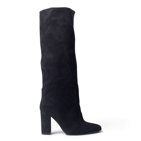 European Union Women Black Chamois Boot #5375