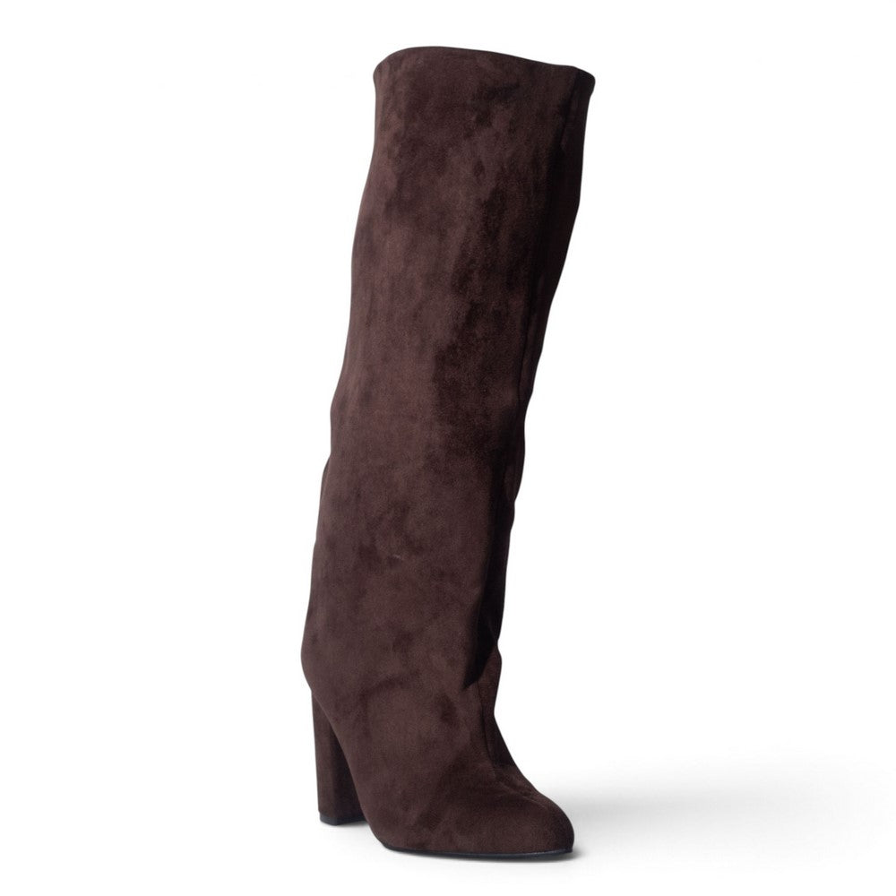 European Union Women Brown Chamois Boot #5376
