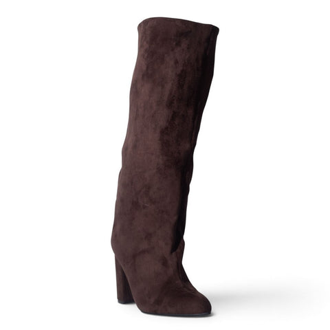 European Union Women Brown Chamois Boot #5376