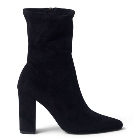 European Union Women Black Chamois Half Boot #5381