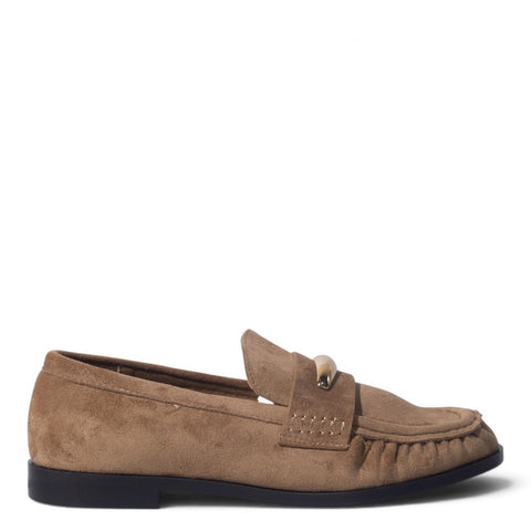European Union Women Cafe Chamois Shoes #5387