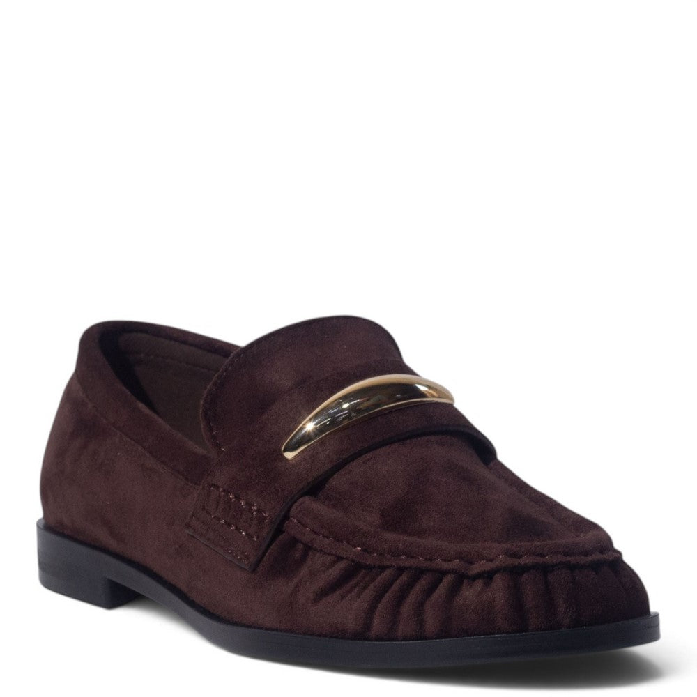 European Union Women Brown Chamois Shoes #5388