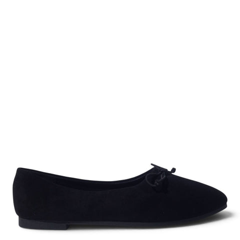 European Union Women Black Chamois Ballerina #5400