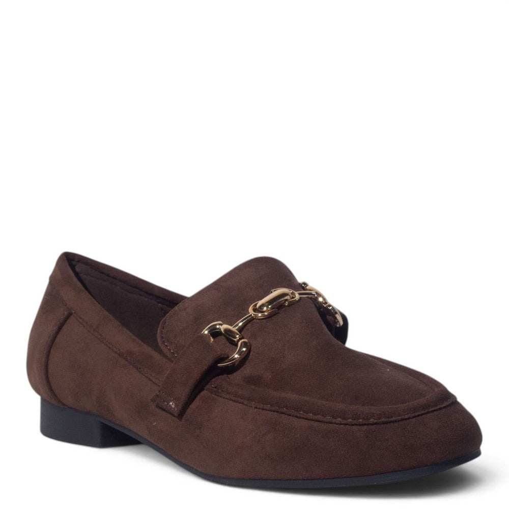 European Union Women Brown Chamois Shoes #5404