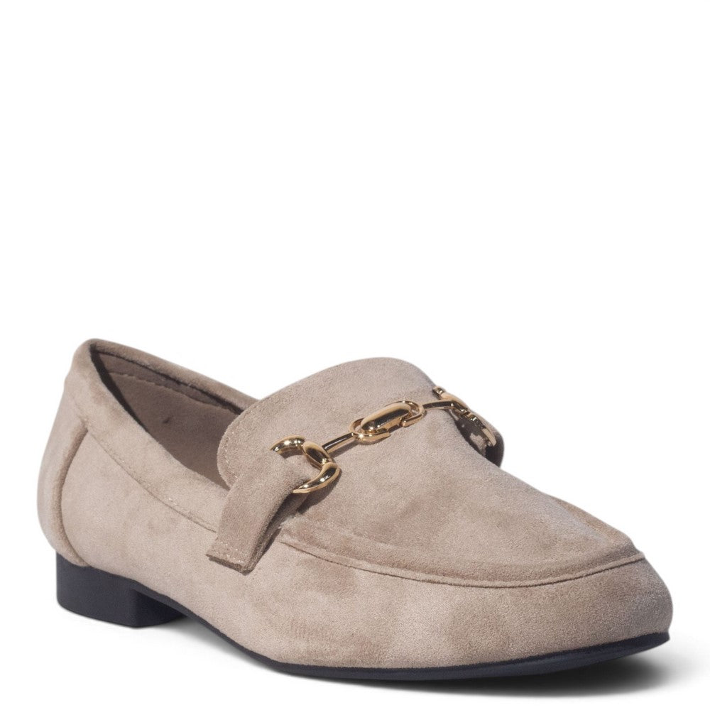 European Union Women Beige Chamois Shoes #5406