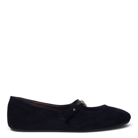 European Union Women Black Cloth Ballerina #5417