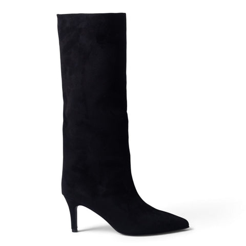 European Union Women Black Chamois Boot #5472