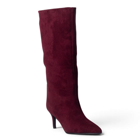 European Union Women Maroon Chamois Boot #5473
