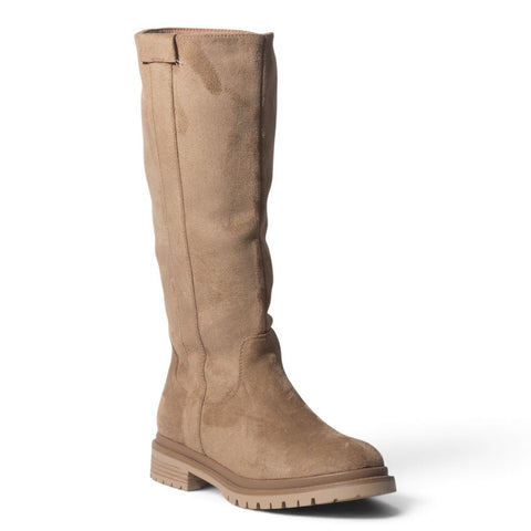 European Union Women Beige Chamois Boot #5477