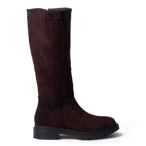 European Union Women Brown Chamois Boot #5479