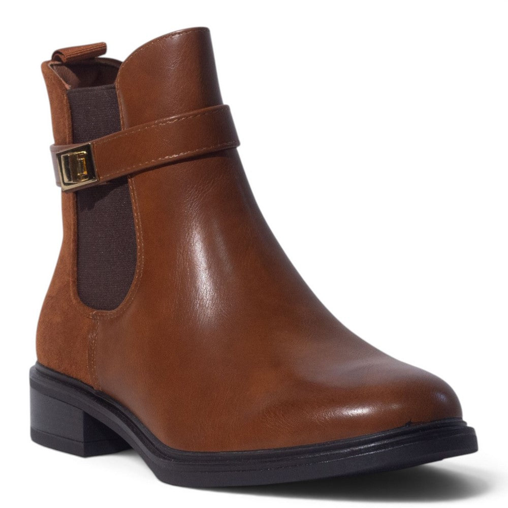 European Union Women Havan Leather Half Boot #5501