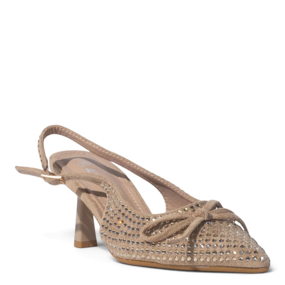 European Union Women Cafe Glitter Heels #5506