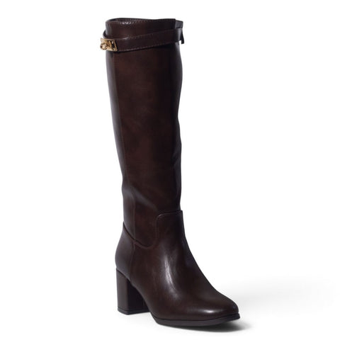 European Union Women Brown Leather Boot #5516
