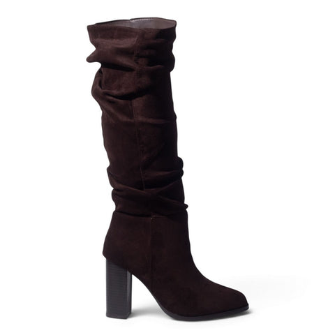 European Union Women Brown Chamois Boot #5527