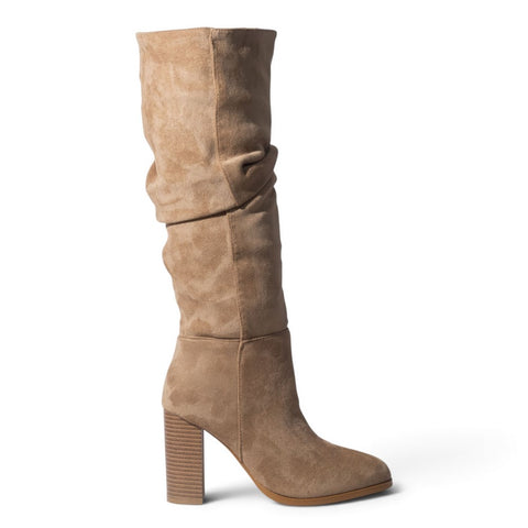 European Union Women Beige Chamois Boot #5528