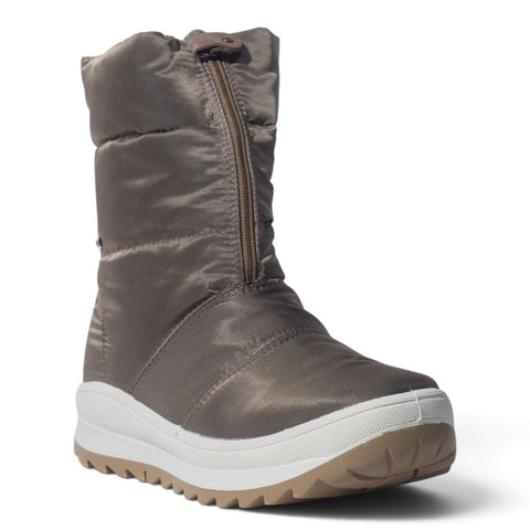 Italian Women Kaki Water Proof Half Boot #5543
