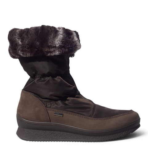 Italian Women Kaki Water Proof Half Boot #5548